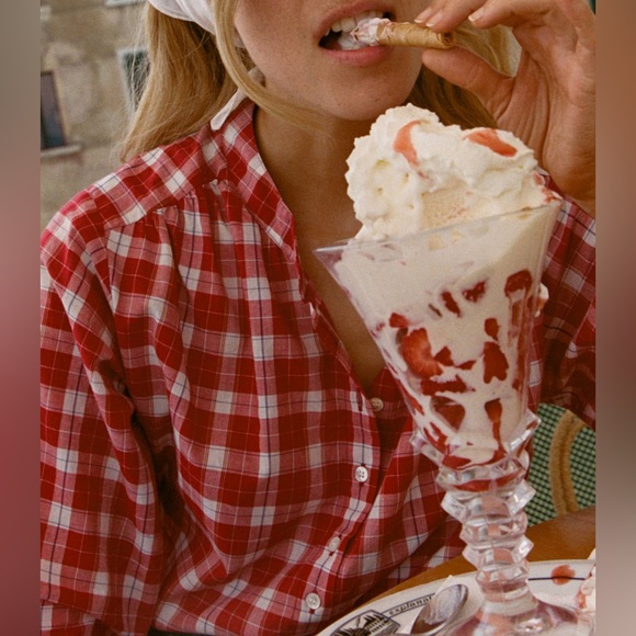 DÔEN Holde Top In Alsace Plaid | Size S | Like New - Picture 8 of 16